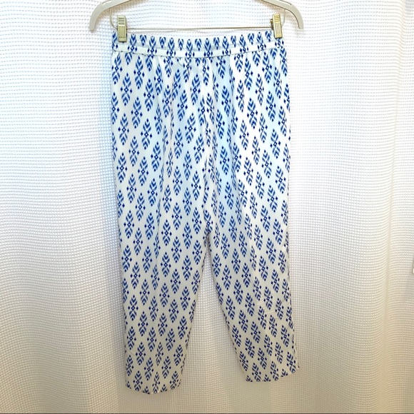 Joie | Dilys Printed Cropped Silk Trousers Joggers - Picture 6 of 7